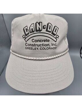 Vintage Can-Do Construction Greeley, Colorado Four Seasons Five Panel Hat